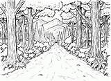 Coloring Forest Children Popular Pages sketch template