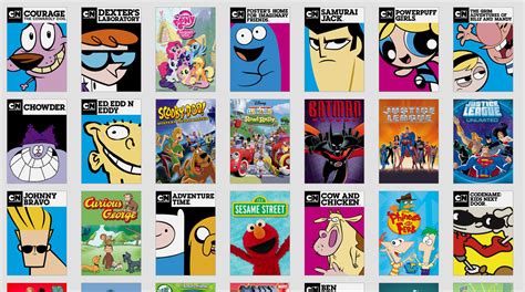 cartoon network  shows names list  pictures