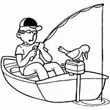 Boat Fishing Coloring Pages Bass Little Color Drawing Motor Rod Kids Printable Kidsplaycolor Boats Getcolorings Colorin Print Getdrawings sketch template
