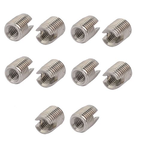 mxmm  stainless steel  tapping slotted thread insert pcs