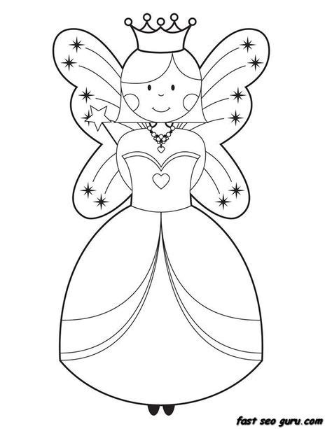 printable cute fairy coloring pages  girlsjpg  princess