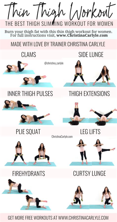 thin thigh workout the best fat burning thigh exercises