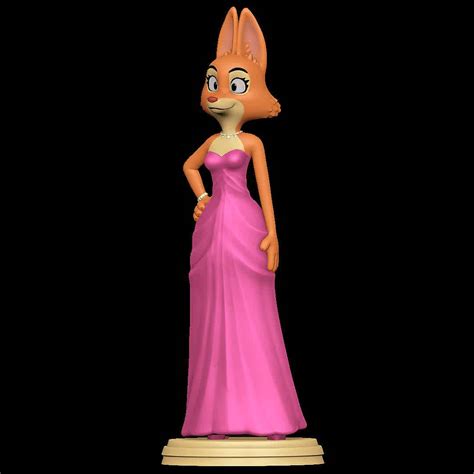 Co3d Diane Foxington In Pink Dress The Bad Guys