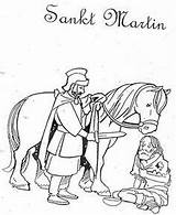 Sankt Malvorlagen Tours Pferd Basteln Kindern Martinsgans Laterne Malen Mads sketch template