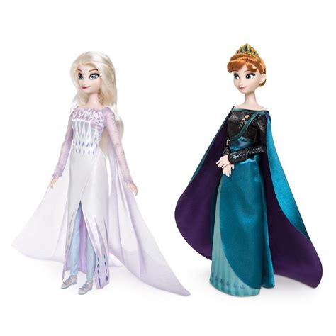 Queen Anna And Snow Queen Elsa Classic Doll Set Frozen 2