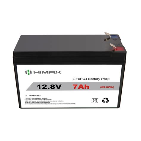 ah custom lithium battery pack himax manufacturer