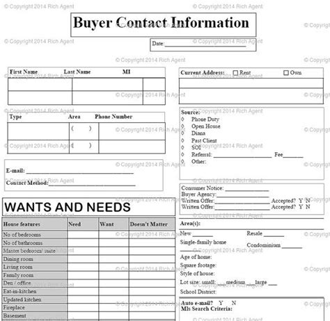 customer information form template customer information form