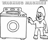 Washing sketch template