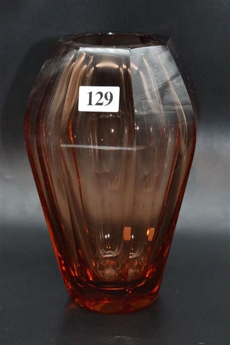 Moser Karlsbad Art Deco Glass Vase 19 3 Cm European Glass