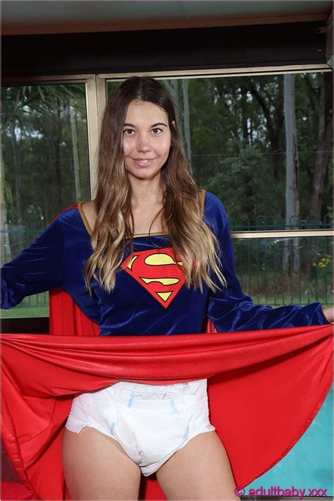 super girl wearing diapers why not it sounded