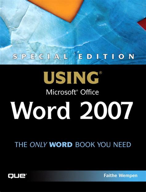 special edition  microsoft office word  informit