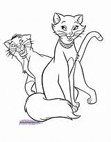 Coloring Aristocats Pages Duchess Disney Printable Thomas Malley Book Template Marie Gif Toulouse Popular sketch template
