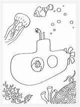Coloring Adventure Submarine Pages Kids Sea Book Favecrafts Under Choose Board Quiet Templates sketch template