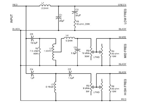 jbl crossover wiring diagram wiring diagram