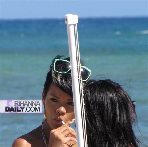 rihanna on the beach in hawaii entertainment rundown