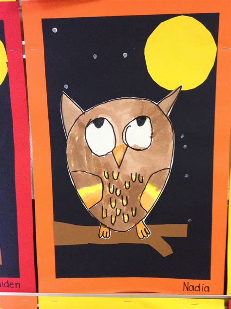ehles kindergarten connections owl art