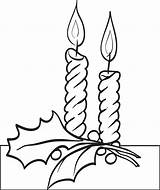 Coloring Christmas Candles Candle Printable Kids Pages Print Color Printables Getdrawings Sheets Getcolorings Mpmschoolsupplies sketch template