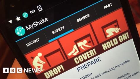 phone app senses quake shaking bbc news