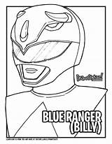 Rangers Morphin Billy Draw sketch template