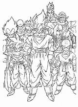 Coloring4free Ginyu sketch template