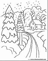 Coloring Landscape Pages Printable Winter Adults Wonderland Landscapes Printables Pretty Print Christmas Drawing Getcolorings Detailed Looking Color Getdrawings Desert Colorings sketch template