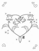 Coloring Pages Heart Hearts Kids Printable sketch template