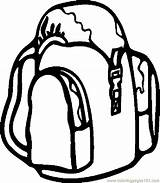 Backpack Coloring Pages Sheet Clipart Az Clipartbest Clip Popular sketch template
