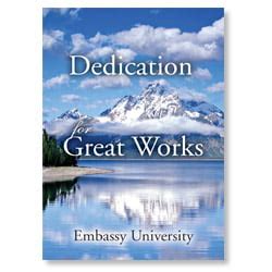 dedication  great works iblp canada