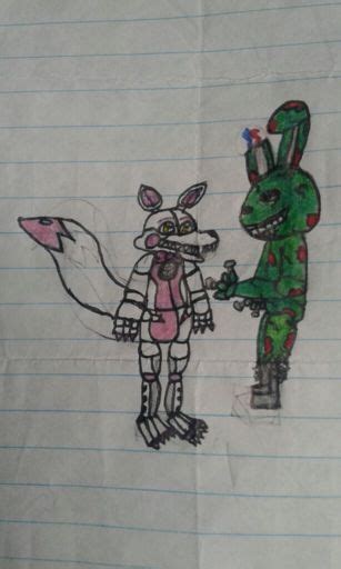 Funtime Foxy X Springtrap Five Nights At Freddy S Amino