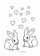 Bunnies sketch template