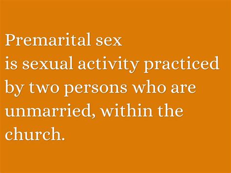 contraceptives and premarital sex