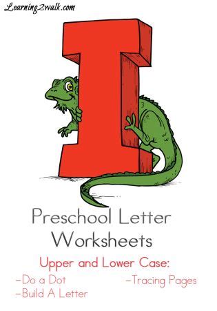 preschool letter worksheets     kids  images