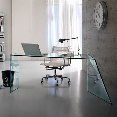tonelli penrose desk desks glass office penrose desk ultra modern