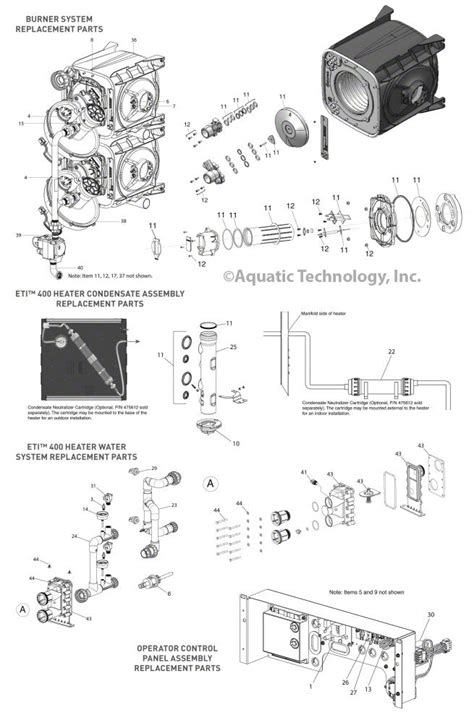 pentair eti  system replacement parts poolweb