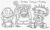 Chuck Coloring Pages Rugrats Tom4 Template sketch template