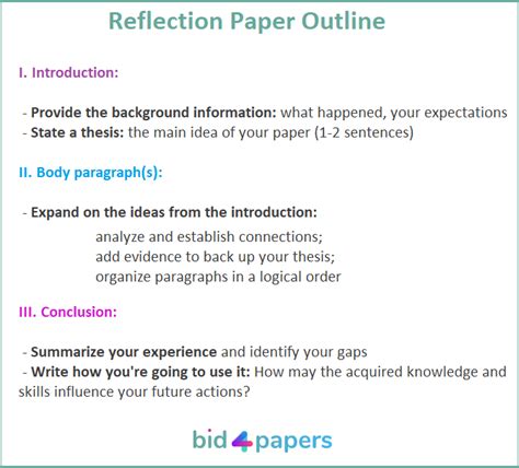 write  reflection paper bidpapers