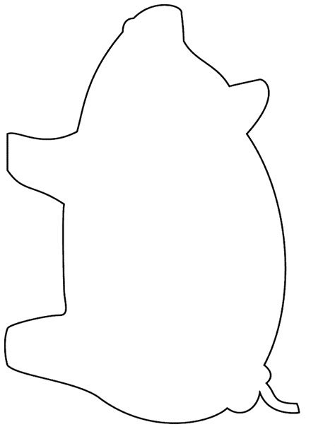 simple shapes pig coloring pages coloring book