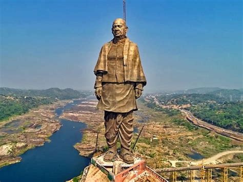 statue  unity built  ironies  paradoxes media india group