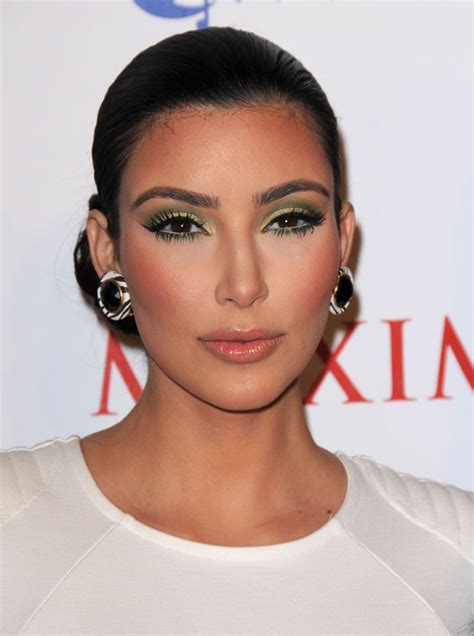 Green Eye Makeup Kim Kardashian Looks Makeup Green