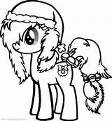 Pony Coloring Little Pages Christmas Printable Princess Kids Print Cute Equestria Magic Girl Color Friendship Girls Fun Activity Book Getdrawings sketch template