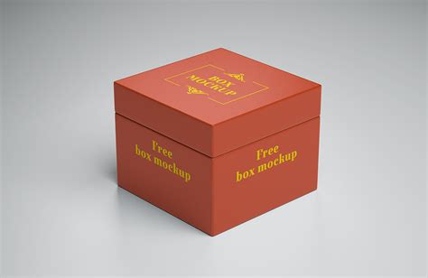 gift box mockup  mockup world