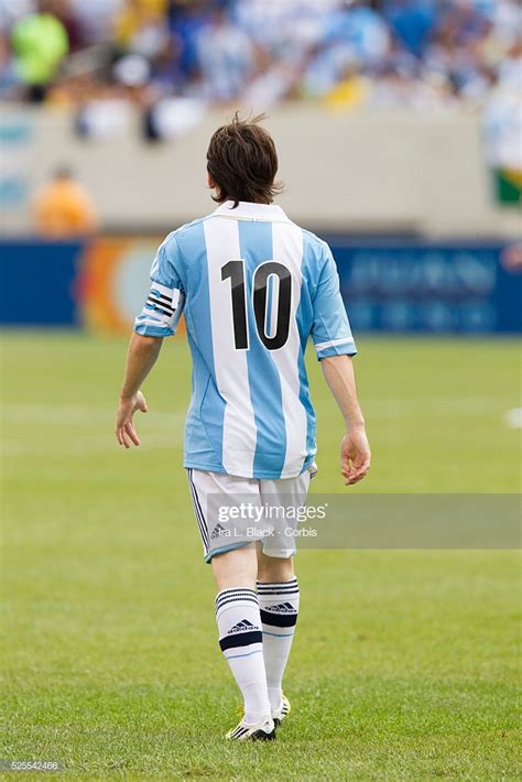Argentina National Team Captain Lionel Messi During The
