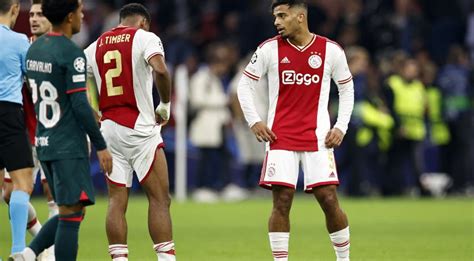 ajax officially knocked    uefa champions league nl times