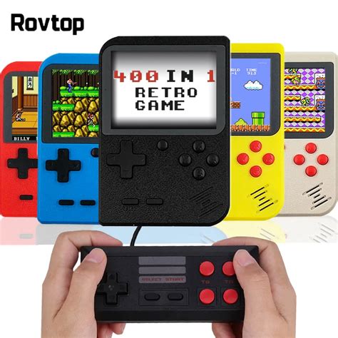 rovtop handheld game players retro game console portable mini kid game player built   games