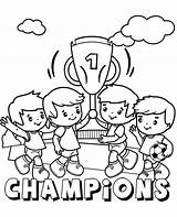 Coloring Trophy Pages Comments sketch template