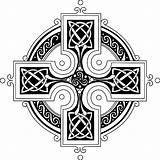 Celtic Cross Coloring Pages Knot Emblem Draw Identity Rose Color Template sketch template