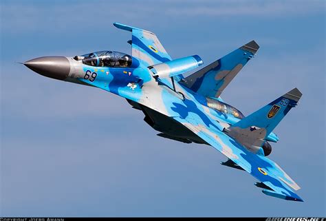 Sukhoi Su 27ub Ukraine Air Force Aviation Photo 2431480