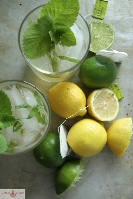 iced citrus  gin green tea heather christo