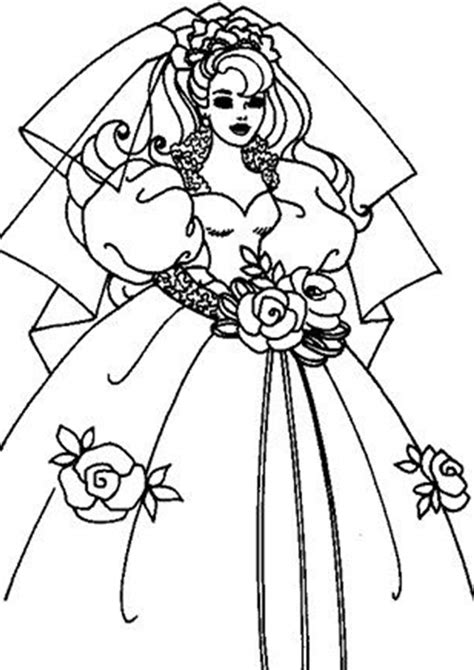 wedding coloring pages  printable wedding couple coloring pages