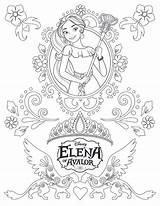 Elena Avalor Coloring Pages Princess Printable Disney Drawing Kids Colorear Coloringpagesfortoddlers Colouring Print Majestic Sheets Dibujos Choose Board Bubakids Fun sketch template